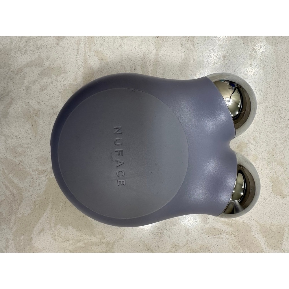NuFACE Mini Facial Toning Device Gray Charcoal Microcurrent Skin Care Tool
